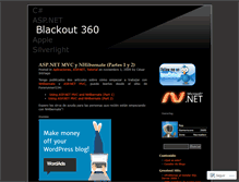 Tablet Screenshot of blackout360.wordpress.com