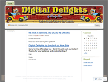 Tablet Screenshot of digitaldelightsbyloubyloo.wordpress.com