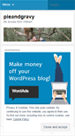 Mobile Screenshot of pieandgravy.wordpress.com