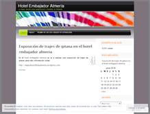 Tablet Screenshot of hotelalmeria1.wordpress.com