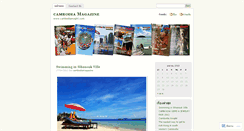 Desktop Screenshot of cambodiamagazine.wordpress.com