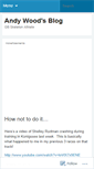 Mobile Screenshot of andywoodskeleton.wordpress.com