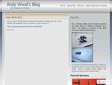 Tablet Screenshot of andywoodskeleton.wordpress.com