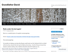 Tablet Screenshot of grandpadavid.wordpress.com