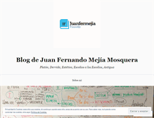 Tablet Screenshot of juanfermejia.wordpress.com