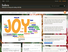 Tablet Screenshot of hakea.wordpress.com