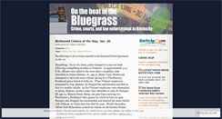 Desktop Screenshot of bluegrassbeat.wordpress.com