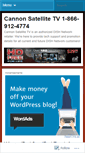 Mobile Screenshot of cannonsatellitetv.wordpress.com
