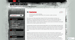 Desktop Screenshot of anotherbieber.wordpress.com