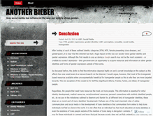 Tablet Screenshot of anotherbieber.wordpress.com