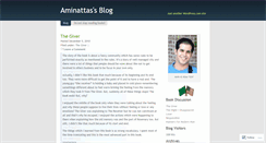 Desktop Screenshot of aminattas.wordpress.com