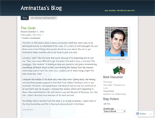 Tablet Screenshot of aminattas.wordpress.com