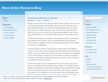 Tablet Screenshot of moveclick.wordpress.com