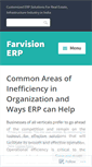 Mobile Screenshot of farvisionerp.wordpress.com