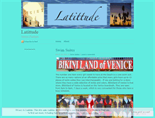 Tablet Screenshot of latittude.wordpress.com