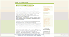 Desktop Screenshot of lude.wordpress.com