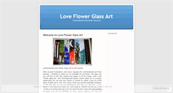 Desktop Screenshot of loveflowerglass.wordpress.com