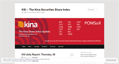 Desktop Screenshot of kinashareindex.wordpress.com