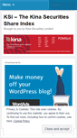 Mobile Screenshot of kinashareindex.wordpress.com