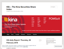 Tablet Screenshot of kinashareindex.wordpress.com