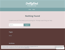 Tablet Screenshot of dollybirdphotodesign.wordpress.com