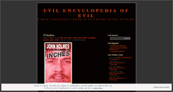 Desktop Screenshot of evilencyclopedia.wordpress.com