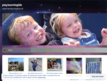 Tablet Screenshot of playlearninglife.wordpress.com