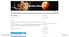 Desktop Screenshot of healthydiana.wordpress.com