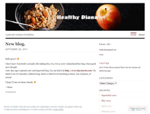 Tablet Screenshot of healthydiana.wordpress.com