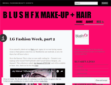 Tablet Screenshot of blushfx.wordpress.com