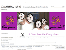 Tablet Screenshot of disabilitywho.wordpress.com
