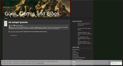 Desktop Screenshot of gunsgermsandblogs.wordpress.com