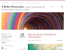 Tablet Screenshot of abetterpossession.wordpress.com