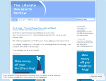 Tablet Screenshot of literatehousewife.wordpress.com