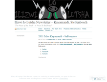 Tablet Screenshot of ilizwi.wordpress.com