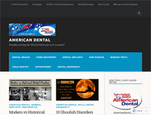 Tablet Screenshot of americandentaloffices.wordpress.com