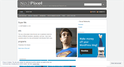 Desktop Screenshot of no2pixel.wordpress.com
