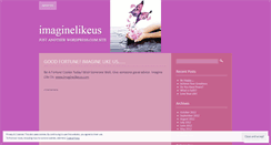 Desktop Screenshot of imaginelikeus.wordpress.com