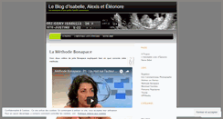 Desktop Screenshot of isabelleetalexis.wordpress.com
