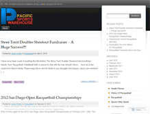 Tablet Screenshot of pacificsports.wordpress.com