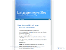 Tablet Screenshot of lori4extremepr.wordpress.com