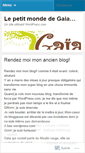 Mobile Screenshot of gaiagwada.wordpress.com