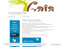 Tablet Screenshot of gaiagwada.wordpress.com