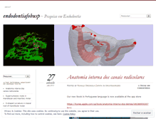 Tablet Screenshot of endodontiafobusp.wordpress.com