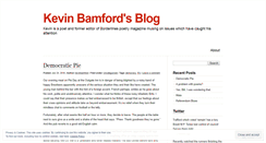 Desktop Screenshot of kevinbamford.wordpress.com