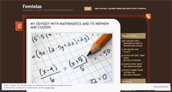 Desktop Screenshot of femiolas.wordpress.com