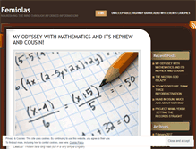 Tablet Screenshot of femiolas.wordpress.com