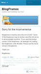 Mobile Screenshot of blogframes.wordpress.com