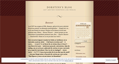 Desktop Screenshot of dorstins.wordpress.com