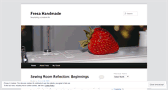 Desktop Screenshot of fresahandmade.wordpress.com